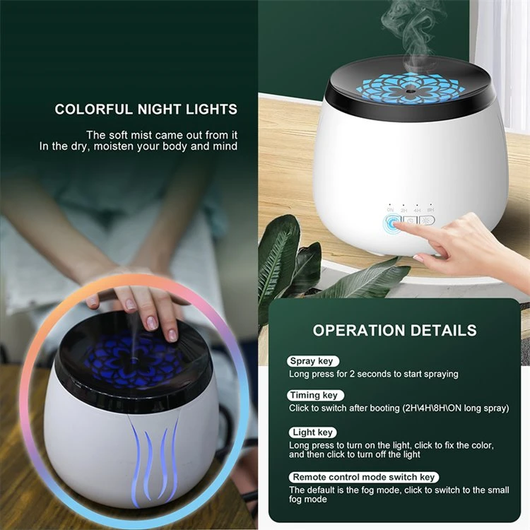Eessential oil diffuser with remote control 