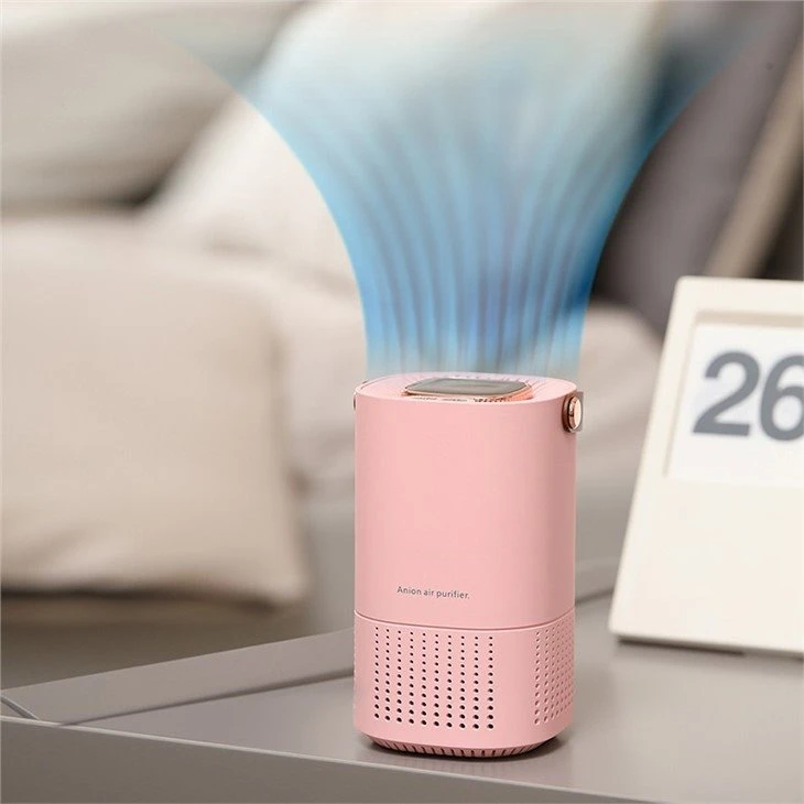 Pink Battery Air Purifier